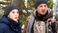 Olsen and Renner in the movie (Image via Netflix)